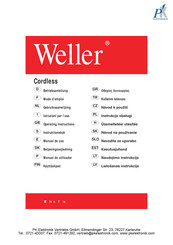 Weller WC100 Manual De Uso