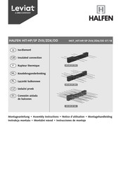 Halfen HIT-HP SP ZVX Instrucciones De Montaje