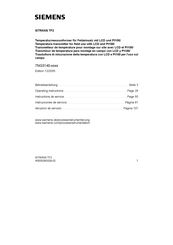 Siemens 7NG3140 Instrucciones De Servicio