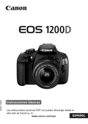 Canon EOS 1200D Instrucciones Básicas