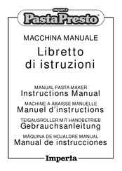 Imperia PastaPresto Manual De Instrucciones