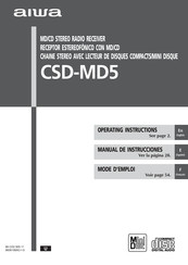 Aiwa CSD-MD5 Manual De Instrucciones