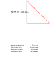 AEG SANTO K 7 13 90-6 KA Manual De Instrucciones