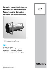 Munters GFn Manual De Uso Y Mantenimiento