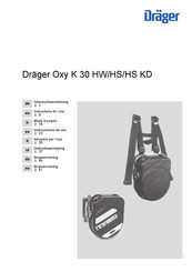 Dräger Oxy K 30 HS Instrucciones De Uso