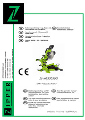 Zipper ZI-KGS305UG Manual De Instrucciones