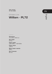 Lelit William PL72 Manual De Instrucciones