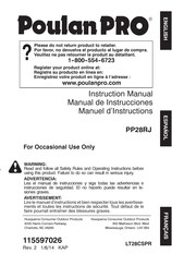 Poulan Pro PP28RJ Manual De Instrucciones