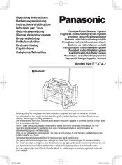 Panasonic EY37A2 Manual De Instrucciones