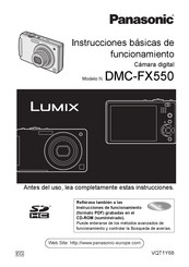 Panasonic Lumix DMC-FX550 Instrucciones De Funcionamiento