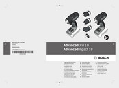Bosch AdvancedDrill 18 Manual Original