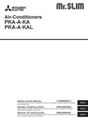 Mitsubishi Electric Mr.SLIM PKA-A-KAL Serie Manual De Instalación