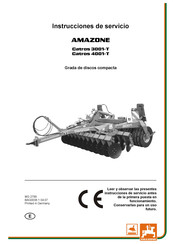 Amazone Catros 4001-T Instrucciones De Servicio