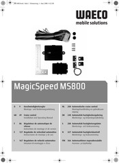 Waeco MagicSpeed MS800 Instrucciones De Montaje Y De Uso