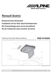 Alpine RSE-K100SC Instrucciones De Montaje