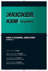 Kicker KXM400.4 Manual Del Propietário