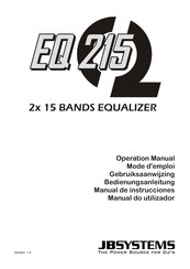 JB Systems EQ-215 Manual De Instrucciones