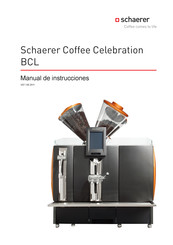 Schaerer Coffee Celebration BCL Manual De Instrucciones