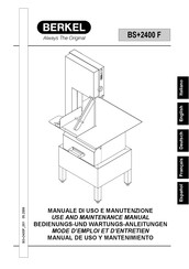Berkel BS+2400 F Manual De Uso