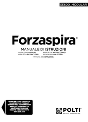 POLTI Forzaspira SE600 MODULAR Manual De Instrucciones