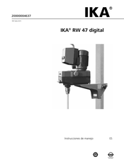 IKA RW 47 digital Instrucciones De Manejo