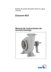 KSB Etanorm-RSY Serie Manual De Instrucciones