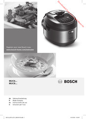 Bosch MUC88 Serie Instrucciones De Uso