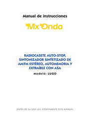 Mx Onda LUGO Manual De Instrucciones