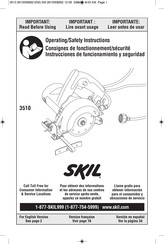 Skil 3510 Instrucciones De Funcionamiento