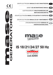 Mase IS 27 50 Hz Manual De Uso