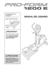 Pro-Form PFEL01210 Manual Del Usuario