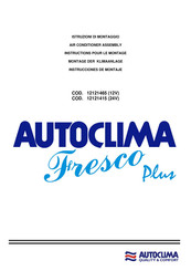 Autoclima Fresco Plus Instrucciones De Montaje