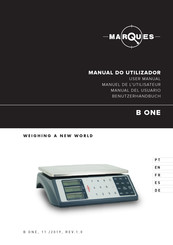 MARQUES B ONE Serie Manual Del Usuario