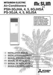 Mitsubishi Electric Mr.SLIM PS-3GJA Manual De Instalación