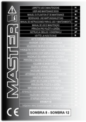 Master SOMBRA 12 Manual De Instrucciones