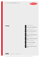 Fronius PullMig Manual De Instrucciones