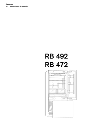 Gaggenau RB 472 Instrucciones De Montaje