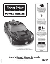 Fisher-Price Power Wheels BGW47 Manual Del Usuario