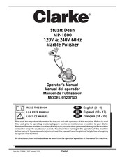 Clarke MP-1800 Manual Del Operador