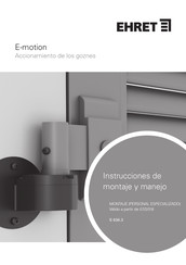 EHRET E-motion Instrucciones De Montaje