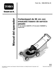 Toro 22203TE Manual Del Operador