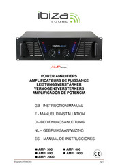 Ibiza sound AMP- 300 Manual De Instrucciones