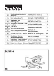 Makita DLS714 Manual De Instrucciones