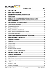 Powerplus POWXG7204 Instrucciones De Uso