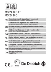 De Dietrich MS 24 BIC FF Manual Para El Usuario