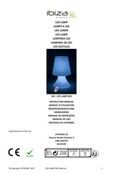 Ibiza Light LED-LAMP-BIG Manual De Uso