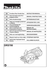 Makita DRS780 Manual De Instrucciones