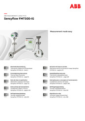 ABB Sensyflow FMT500-IG Manual De Instrucciones