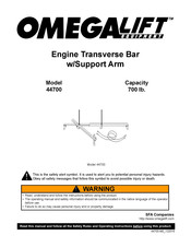 Omega Lift Equipment 44700 Manual De Usuario