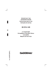 Gaggenau GI 215-145 Instrucciones Para El Uso